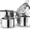 Eva Trio Stainless Steel Grydesæt* Køkken|Gryder & Pander