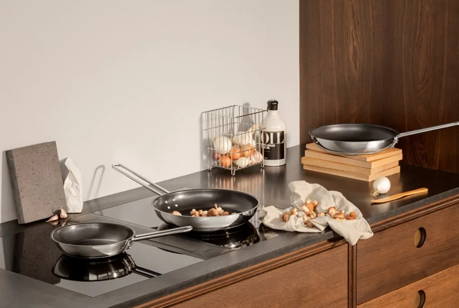 Eva Trio Stainless Steel Slip-Let Stegepande, Ø20 cm* Køkken|Gryder & Pander
