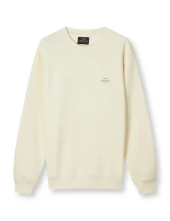 Sale Mads Nørgaard Standard Crew Logo Sweatshirt, , XXL Vanilla Ice
