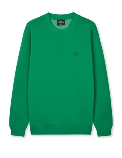 Online Mads Nørgaard Standard Crew Logo Sweatshirt, , XXL Verdant Green