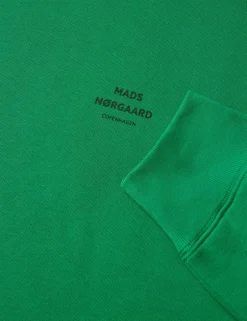 Online Mads Nørgaard Standard Crew Logo Sweatshirt, , XXL Verdant Green