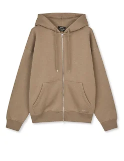 Mads Nørgaard Standard Luka Hoodie Zip Sweatshirt, , XXL Walnut
