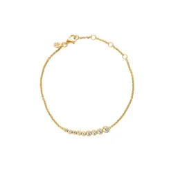Sale byBiehl Stardust Flow Armbånd, , 19,5 cm Gold Plated