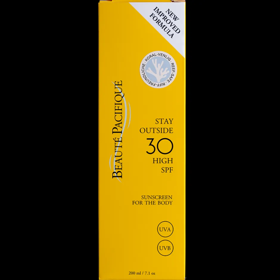Beauté Pacifique Stay Outside Solcreme, SPF 30, 200 ml* Solbeskyttelse