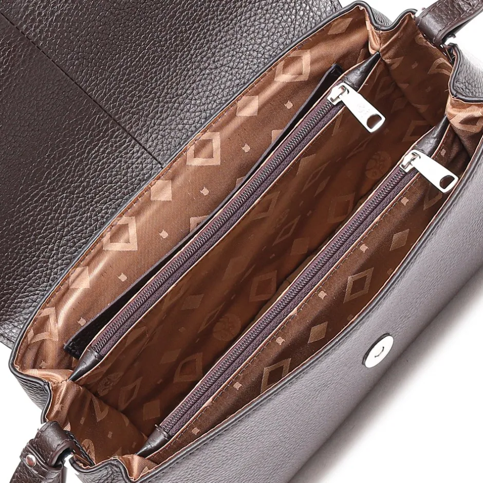 Clearance Adax Stefanie Skuldertaske, Dark Brown