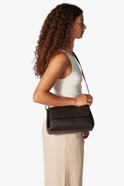 Clearance Adax Stefanie Skuldertaske, Dark Brown