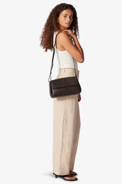 Clearance Adax Stefanie Skuldertaske, Dark Brown