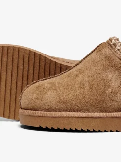 Discount ONLY Stella Slippers, , 38 Cognac