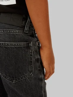 New Calvin Klein Straight Jeans, , 152 cm Optic Washed Black