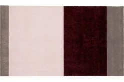 Discount Tica Copenhagen Stripe Horisontal Gulvtæppe, , 67x120 cm Bordeaux/Rose/Sand