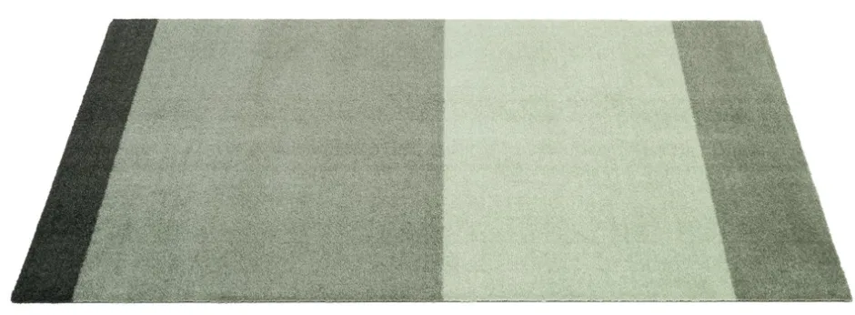 New Tica Copenhagen Stripe Horisontal Gulvtæppe, , 67x120 cm Grøn/Støvet/Mørk Grøn