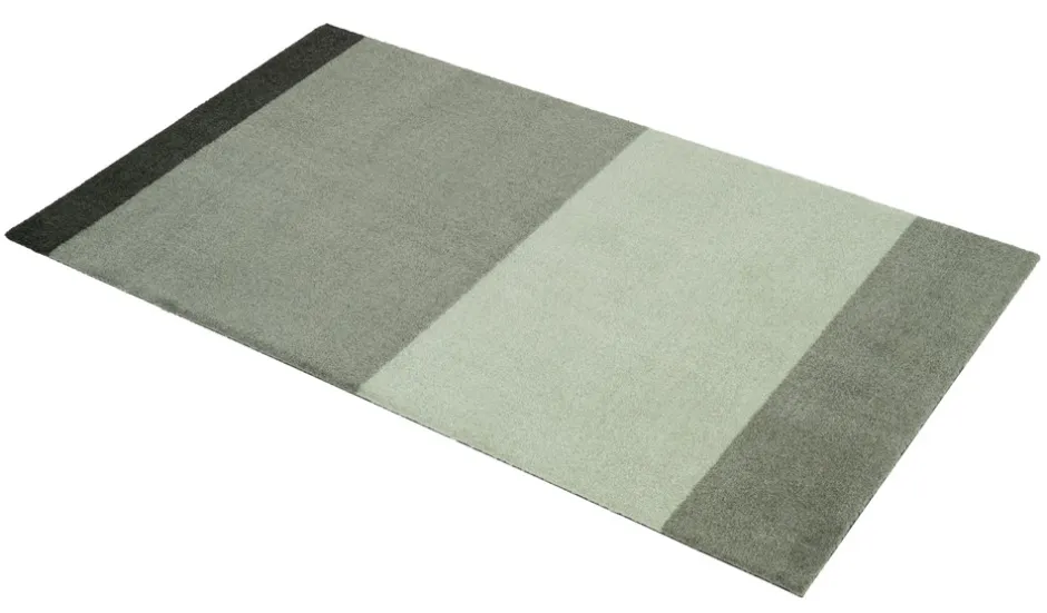 New Tica Copenhagen Stripe Horisontal Gulvtæppe, , 67x120 cm Grøn/Støvet/Mørk Grøn