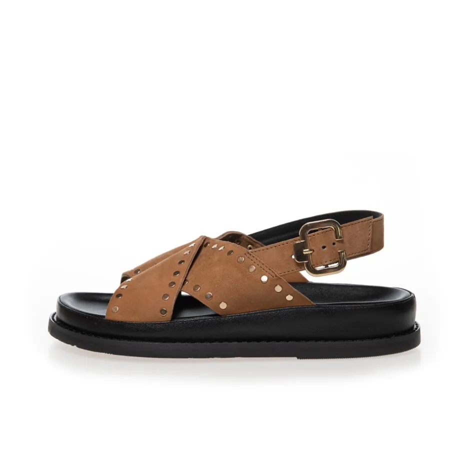 Best Copenhagen Shoes Stronger Studs Sandaler, , 41 Safari