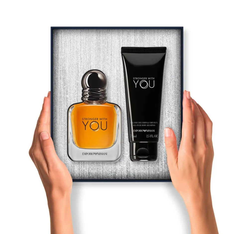 Sale Armani Stronger With You Eau De Toilette Gaveæske