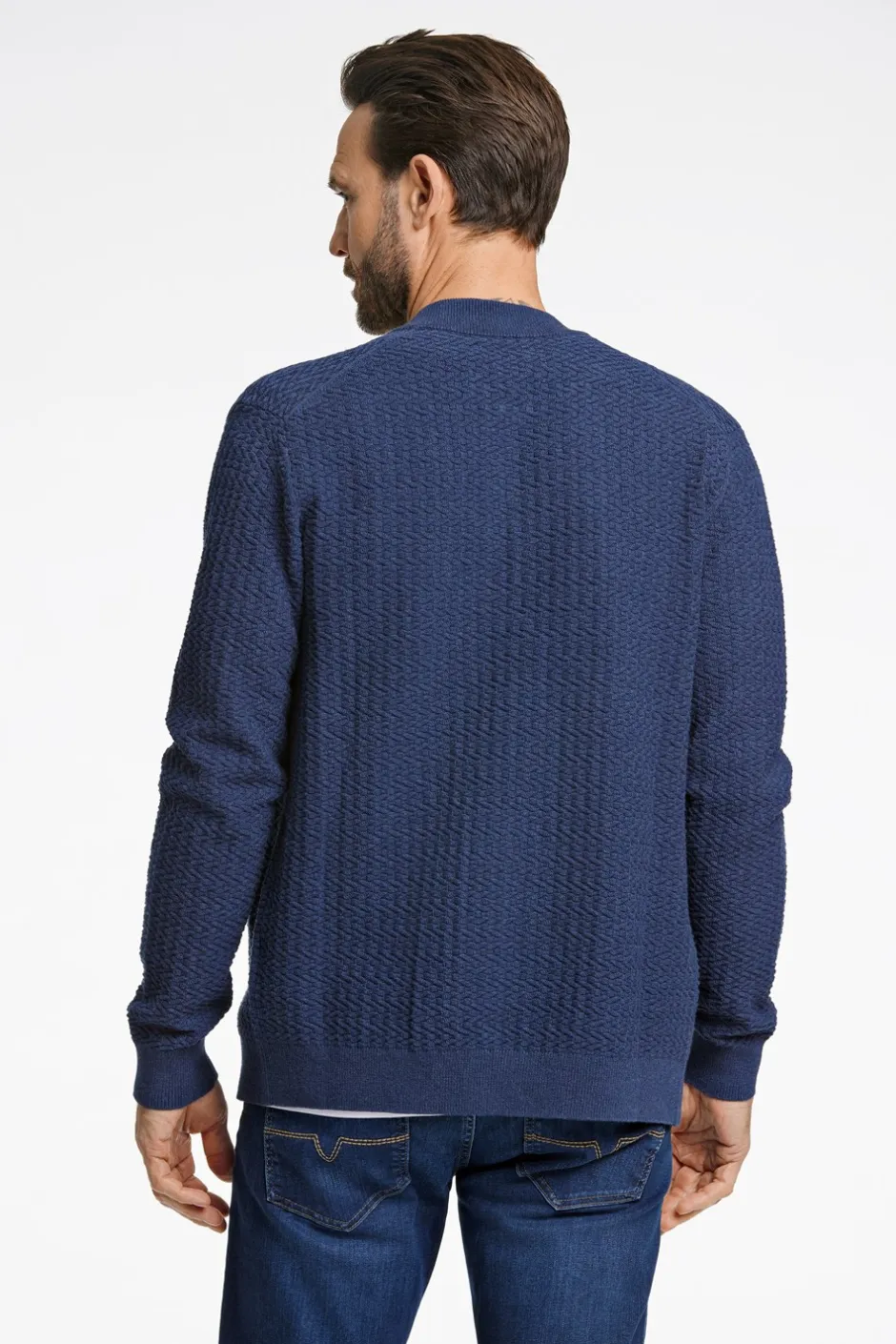 Bison Structured Knit Cardigan, , XXL* Cardigans