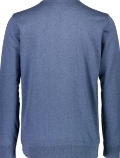Bison Structured O-Neck Striktrøje, , 3XL* Strik
