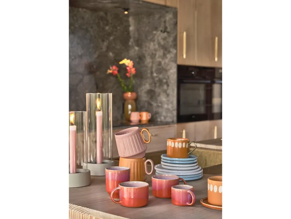 Online Villa Collection Styles Allure 2-pak Espressokopper, 8 cl Purple/Orange