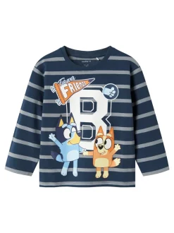 Sale Name It Sulli Bluey T-shirt, , 104 cm Insignia Blue