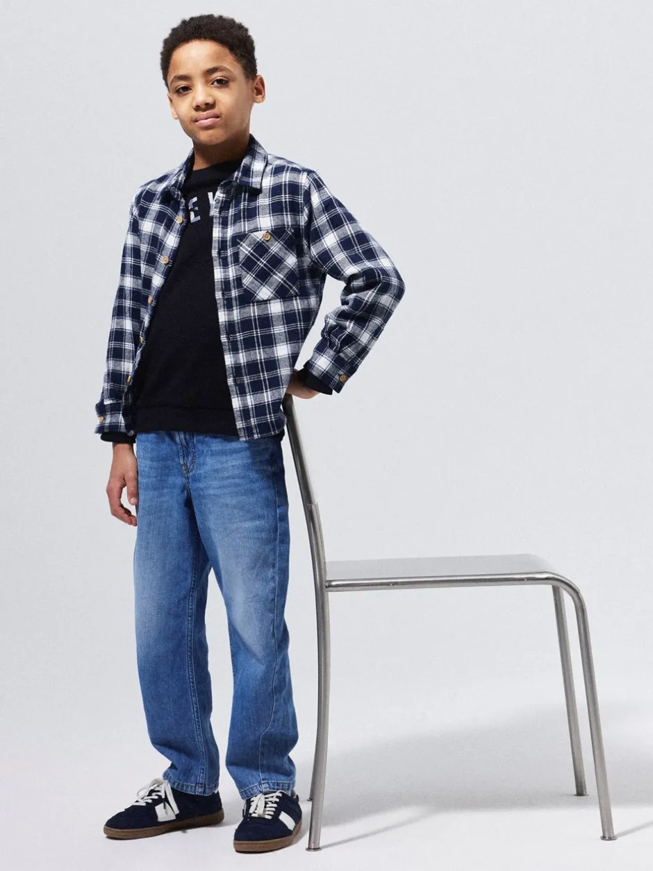 Discount Name It Sunda Skjorte, , 146-152 cm Navy Blazer