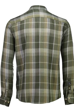 Outlet Bison Super Soft Check Skjorte, , XXL Army