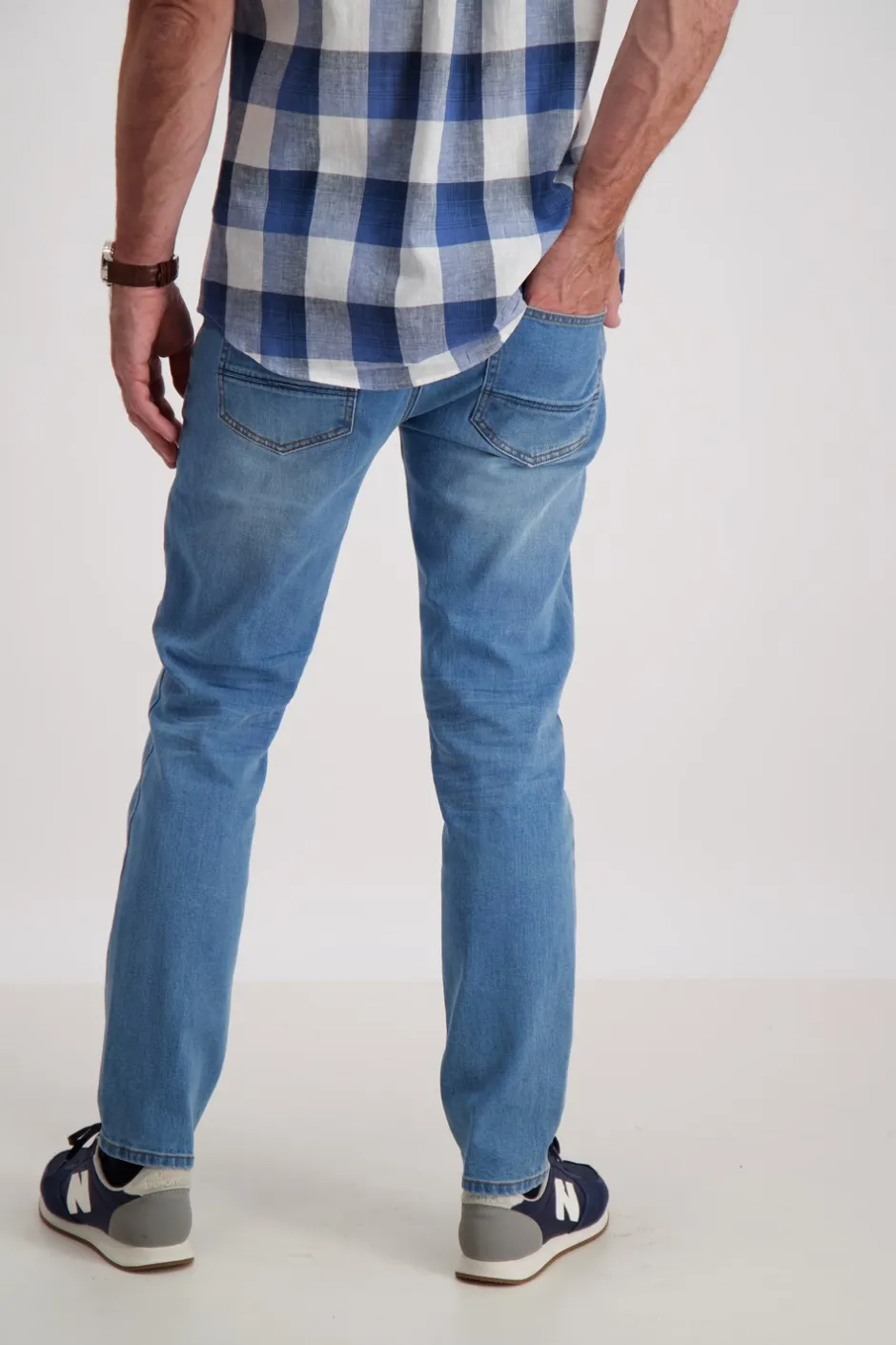 Bison Superflex 5 Pocket Jeans, , W36/L34* Jeans