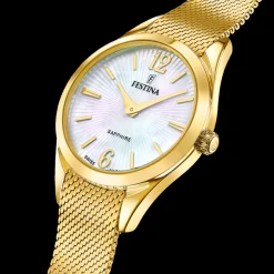 Sale Festina Swiss Made 20077 Dameur, , 32 mm Gold