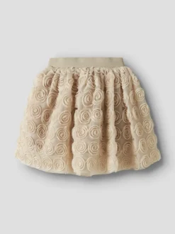 Clearance Name It Sykia Tulle Nederdel, , 110 cm Cement