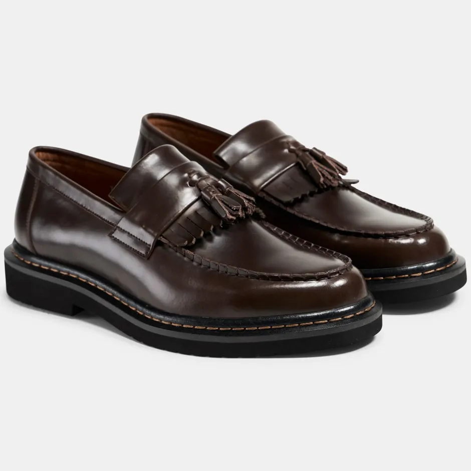 Best TGA T51 Loafers, , 44 DK Brown