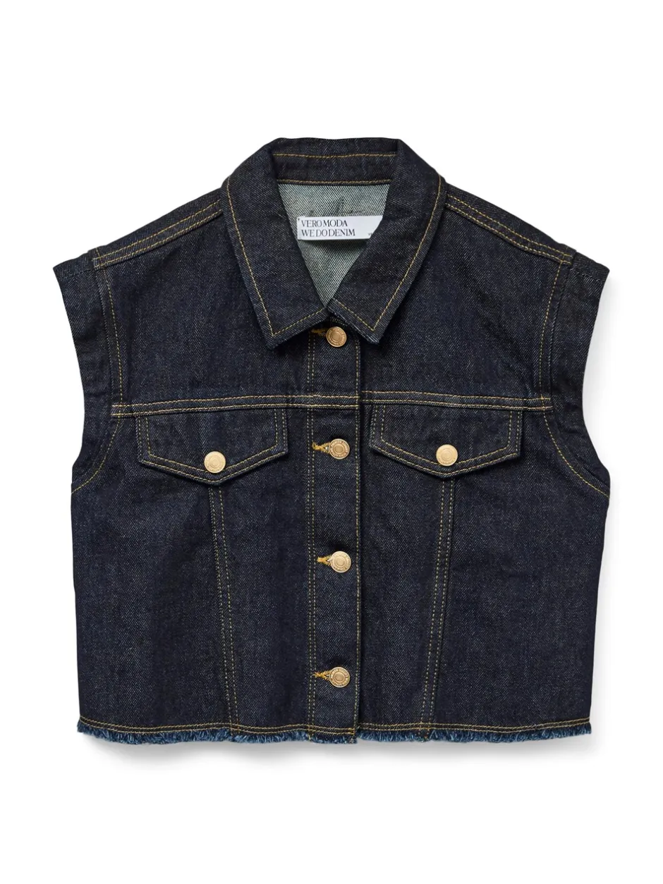 Vero Moda Tabitha Denim Vest, , XL*Dame Veste