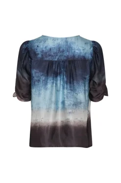 Online PBO Tandora Bluse, , 38 Blue Mix