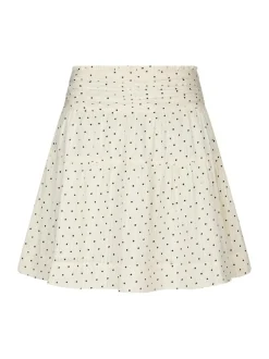 Clearance Neo Noir Tarrow Dot Nederdel, , 36 Creme