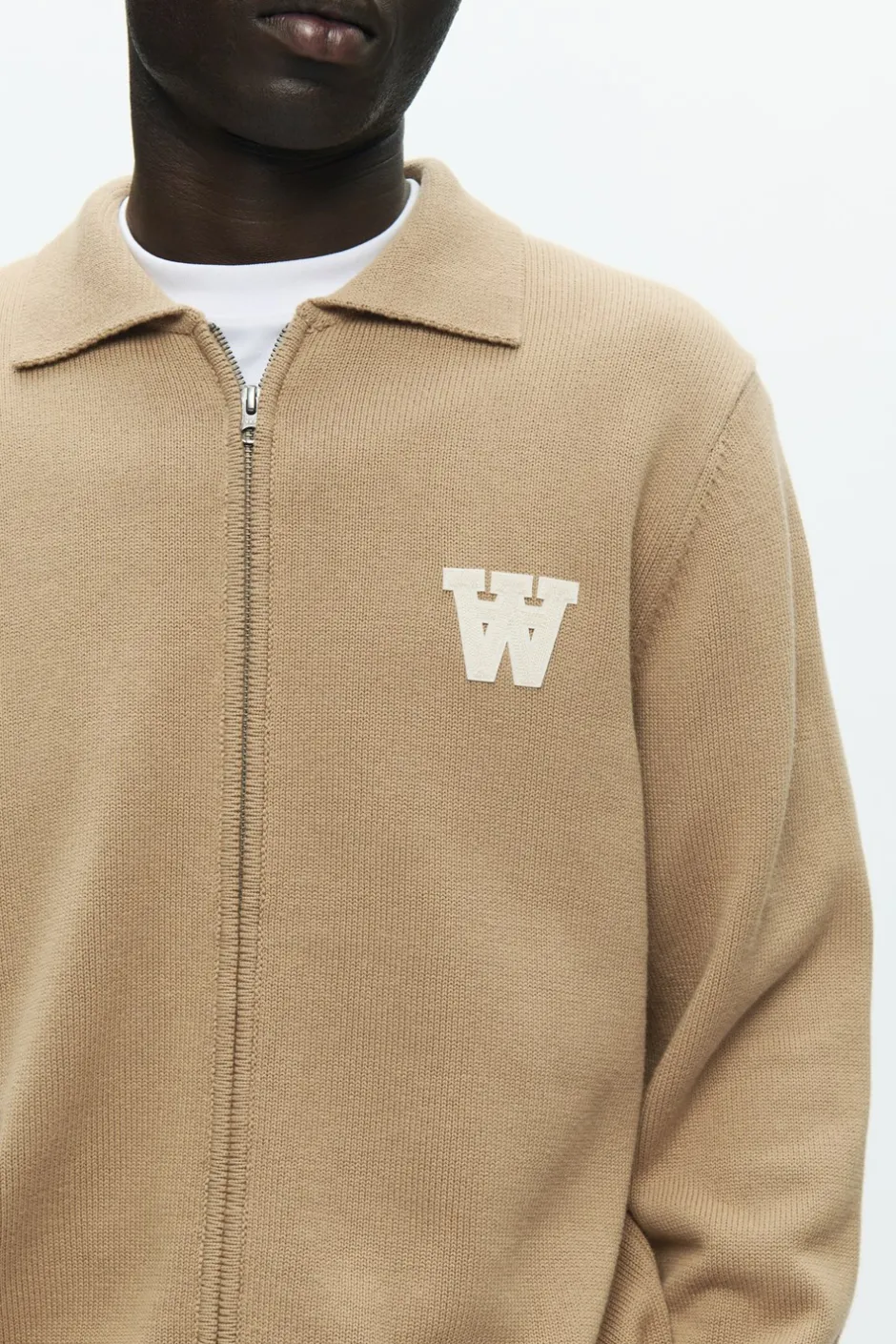 Wood Wood Tay Zipper Cardigan, , XXL* Cardigans