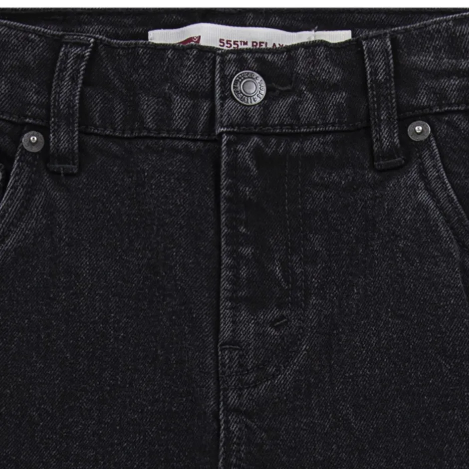 Clearance Levi's Teenager 555™ Relaxed Straight Jeans, , 10 år Black Canyon