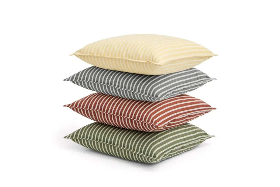 HAY Terrazza Bold Strip Pude, , 50x50 cm* Puder