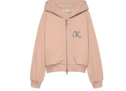 Clearance Calvin Klein Terry Zip Up Hættetrøje, , 152 cm Spanish Villa