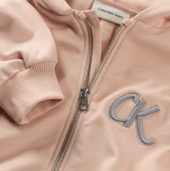 Clearance Calvin Klein Terry Zip Up Hættetrøje, , 152 cm Spanish Villa