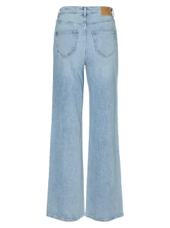 Best Vero Moda Tessa Højtaljede Jeans, , W32/L34 Light Blue Denim