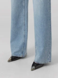 Best Vero Moda Tessa Højtaljede Jeans, , W32/L34 Light Blue Denim
