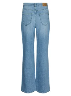 Hot Vero Moda Tessa Højtaljede Wide Jeans, , W30/L32 Medium Blue Denim