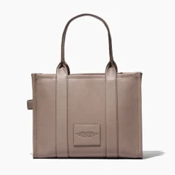 Online Marc Jacobs The Leather Large Tote Bag, Cement