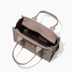 Online Marc Jacobs The Leather Large Tote Bag, Cement