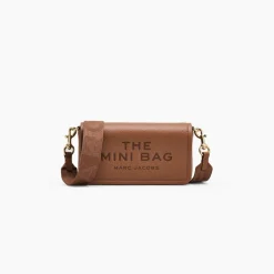 Clearance Marc Jacobs The Leather Mini Crossbody, Argan Oil