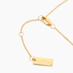 Outlet Marc Jacobs The Medallion Pendant Halskæde, , 41+2,5 cm Guld/Cream