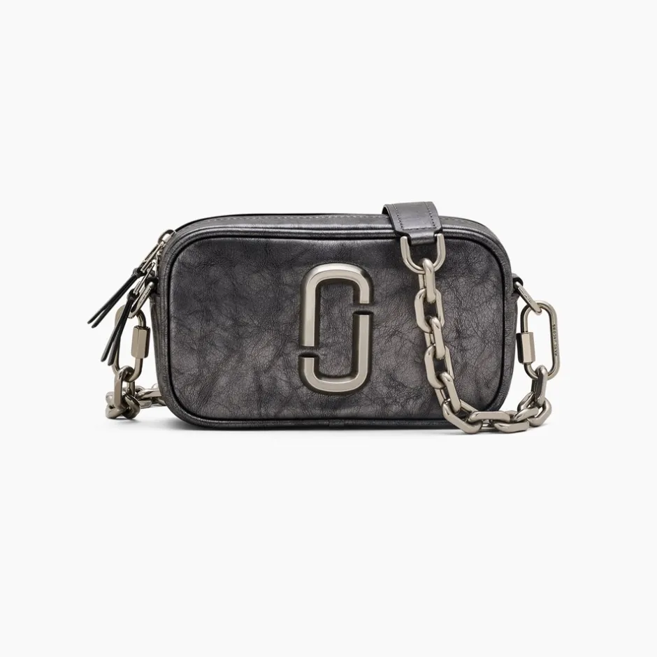 Marc Jacobs The Metallic Distressed Big Shot Crossbody,*Dame Crossovers & Skuldertasker