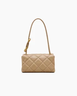 Discount Marc Jacobs The Quilted Mini Dual Skuldertaske, Camel