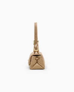 Discount Marc Jacobs The Quilted Mini Dual Skuldertaske, Camel