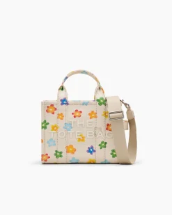 Outlet Marc Jacobs The Small Tote Bag, White Multi