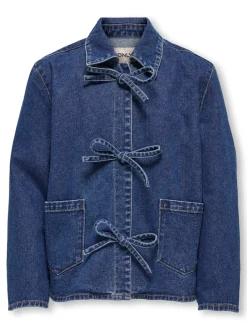 New KIDS ONLY Thille Denim Jakke, , 164 cm Medium Blue Denim
