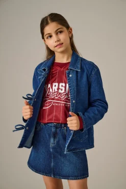 New KIDS ONLY Thille Denim Jakke, , 164 cm Medium Blue Denim
