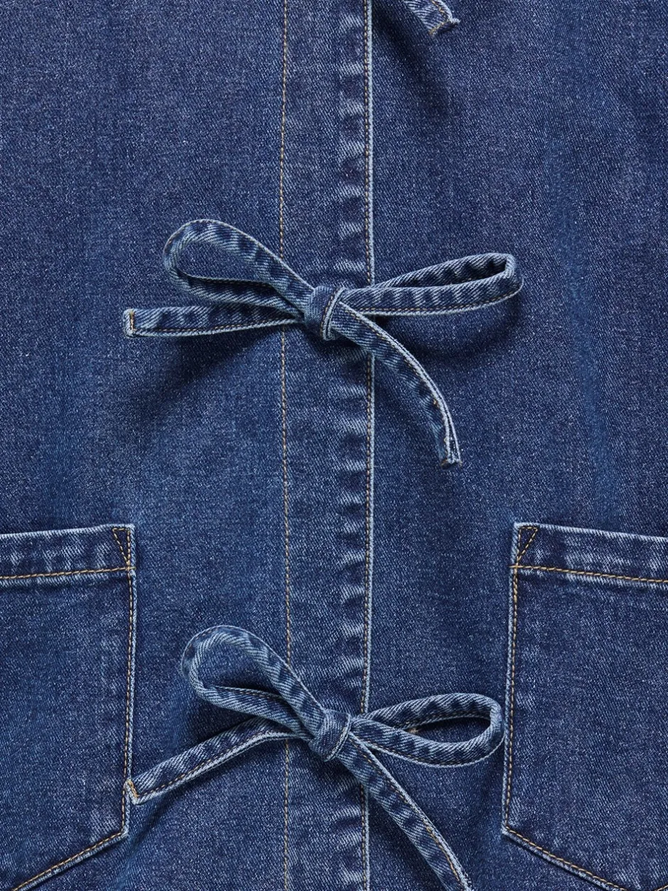 New KIDS ONLY Thille Denim Jakke, , 164 cm Medium Blue Denim